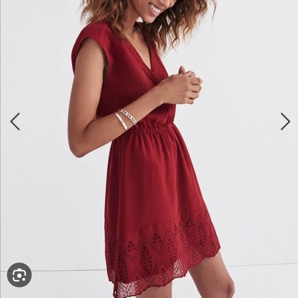 Madewell Dresses & Skirts - Madewell Silk Embroidered Dress